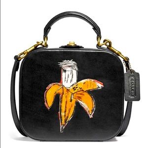 NWT Coach X Jean-Michel Basquiat Square Bag